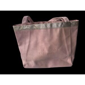 Jimmy Choo Parfums Pink Tote Bag Glitter Accent